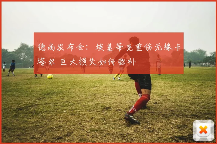 德尚发布会:埃基蒂克重伤无缘卡塔尔 巨大损失如何弥补